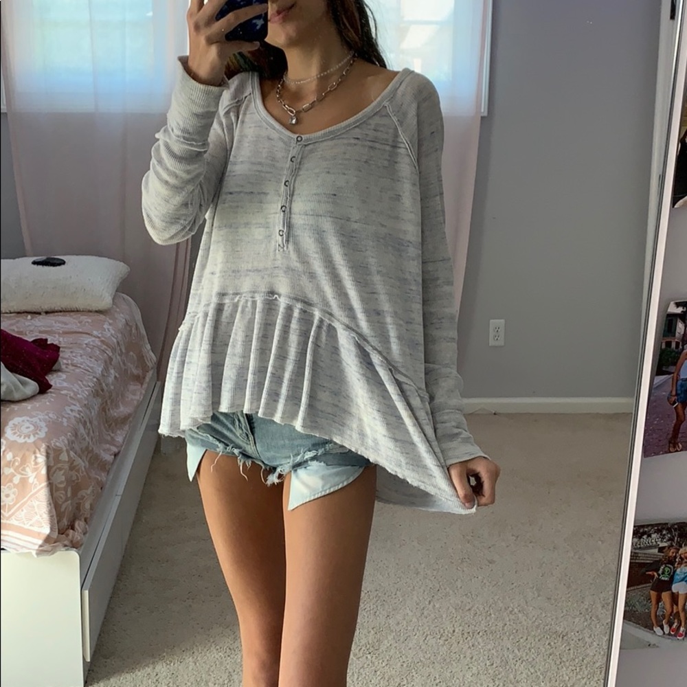 Long sleeve flower shirt